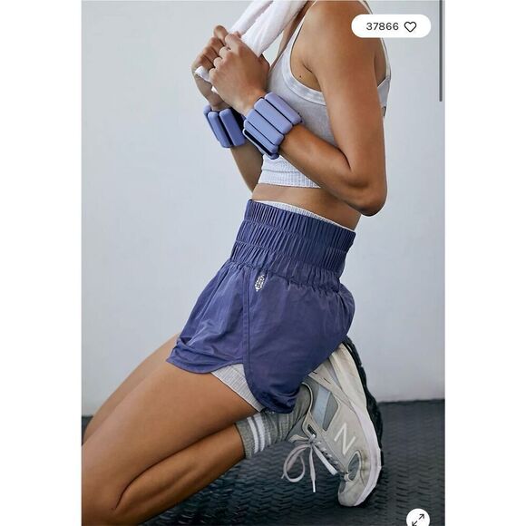 Free People Movement‎ Deep Sea The Way Home Athletic Lined Shorts Large - Picture 7 of 9